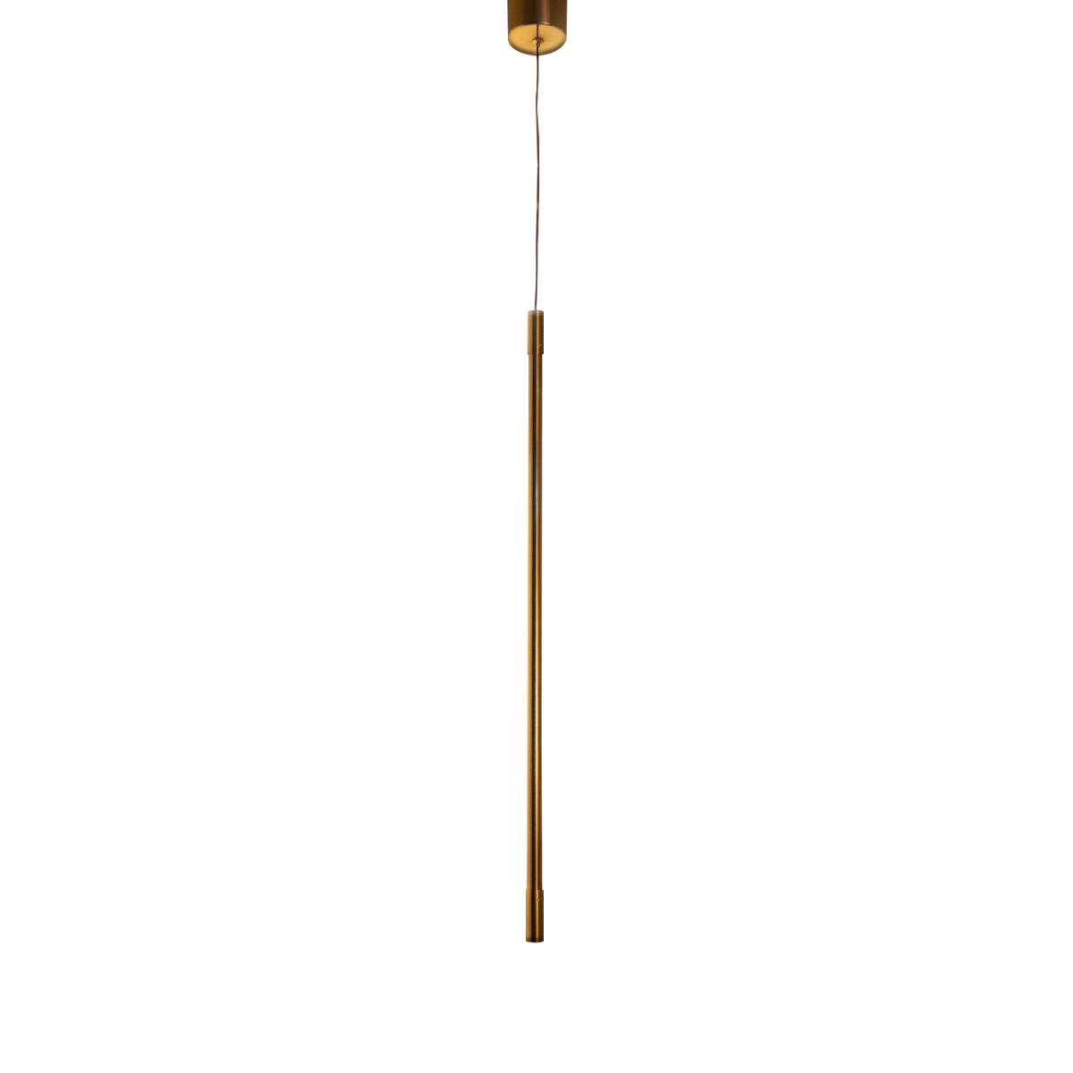 CONE HANGING LIGHT-ANTIQUE BRASS