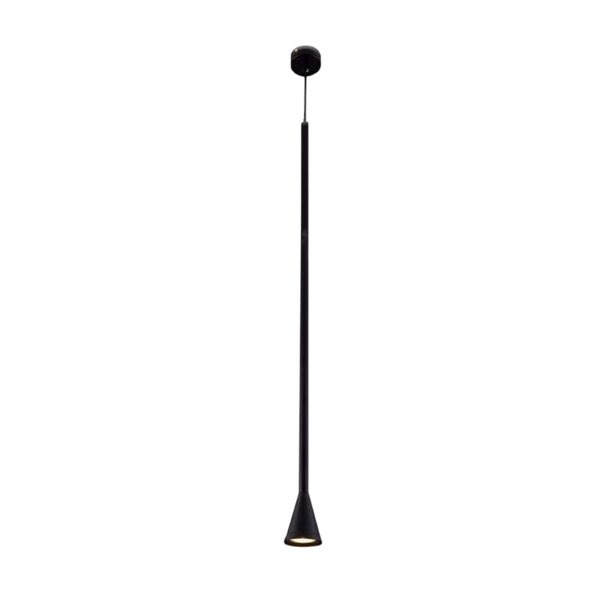 CONE HANGING LIGHT-ANTIQUE BLACK