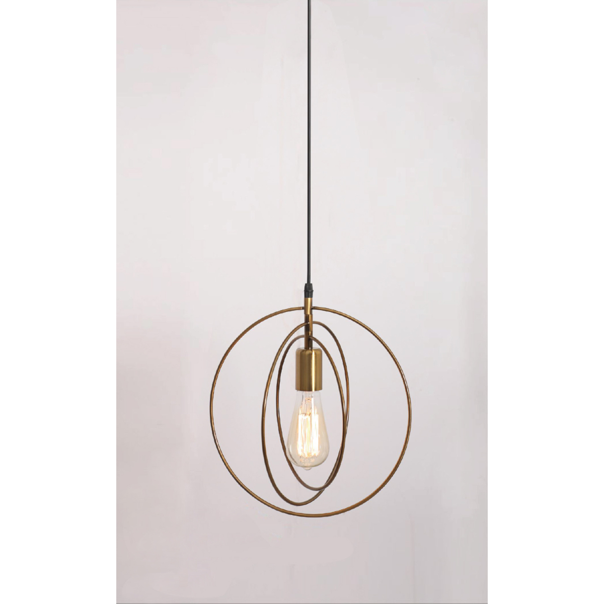 ANTIQUE BRASS HANGING LIGHT