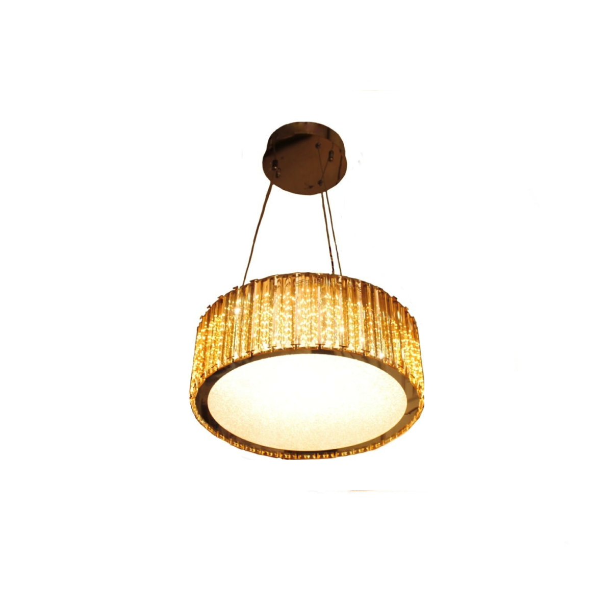 CRYSTAL RING MODERN CHANDELIER