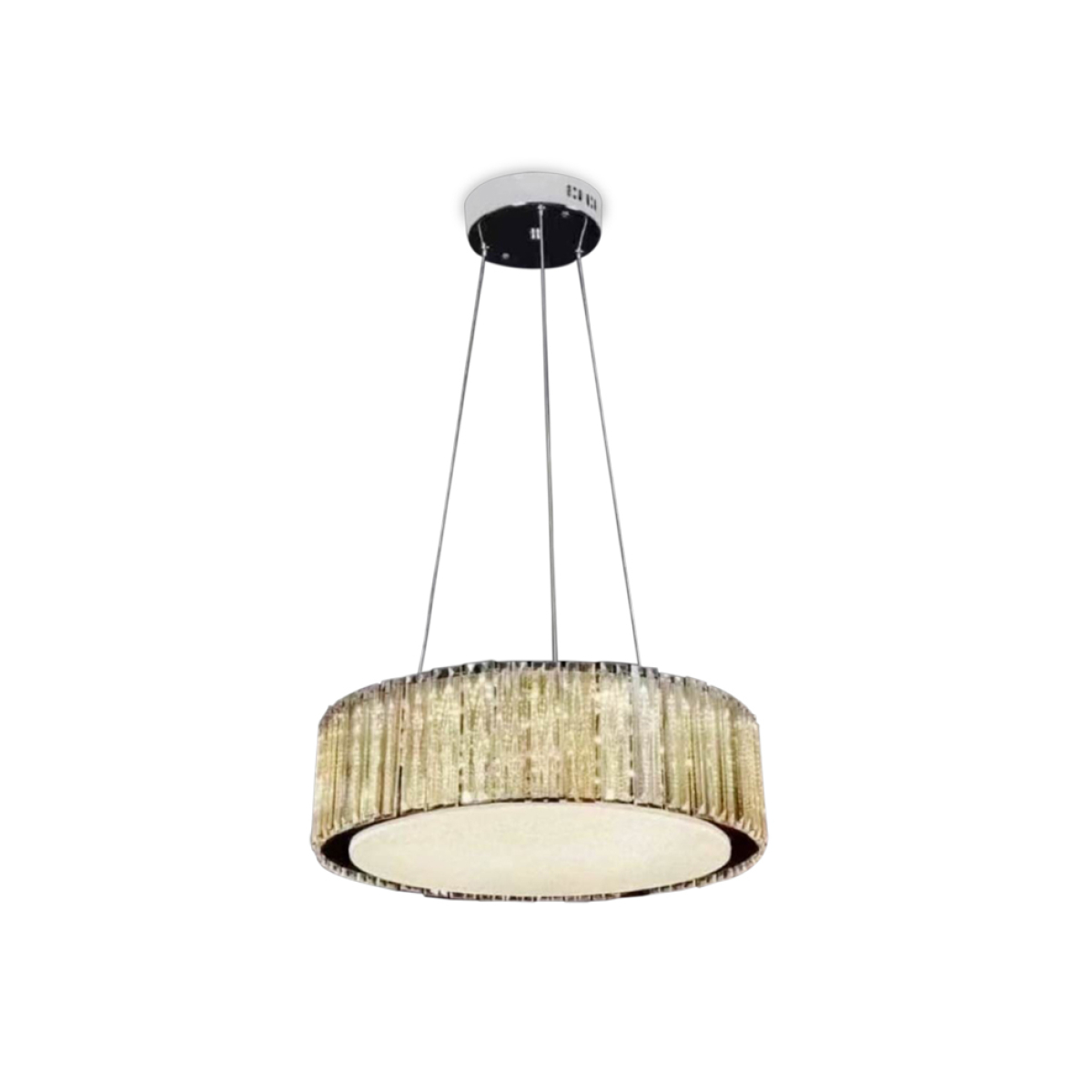 CRYSTAL RING MODERN CHANDELIER