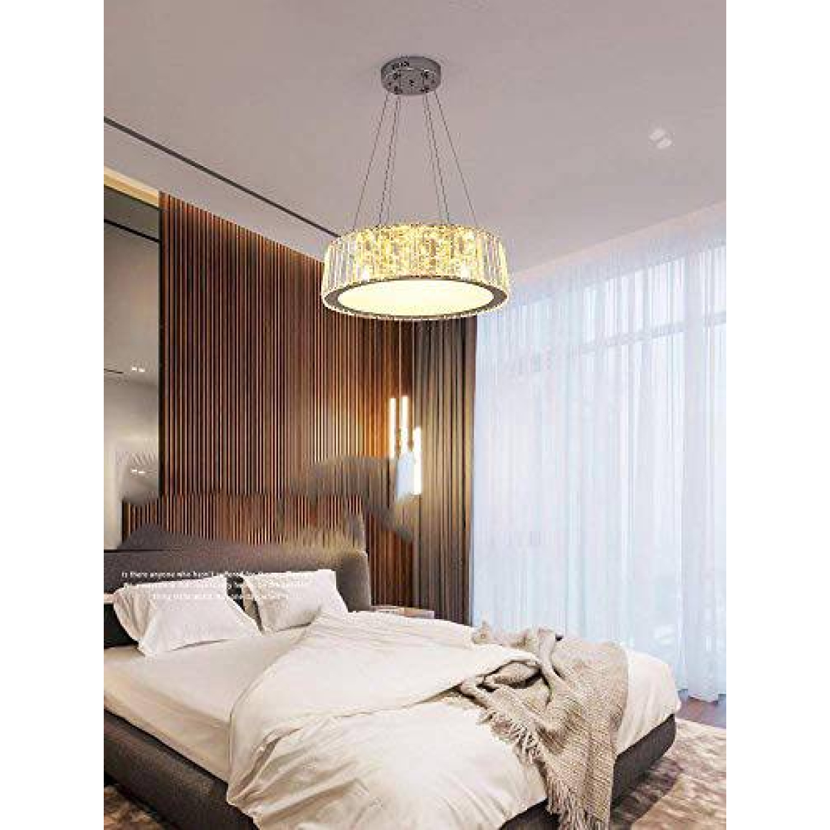 CRYSTAL RING MODERN CHANDELIER