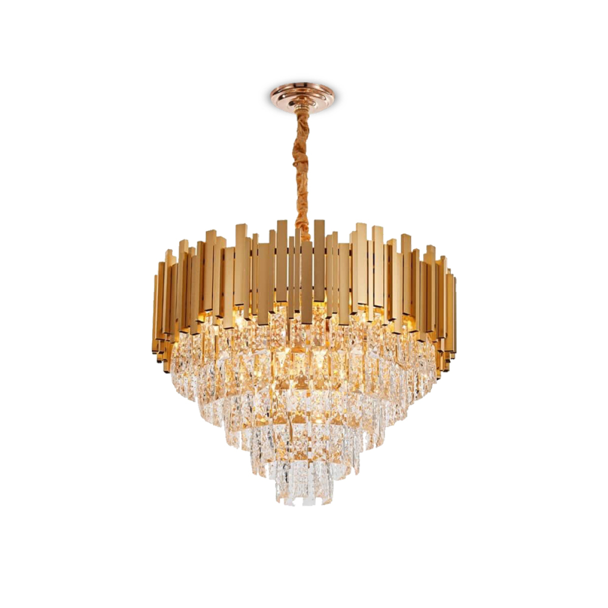 RIPPLE CRYSTAL CHANDELIER