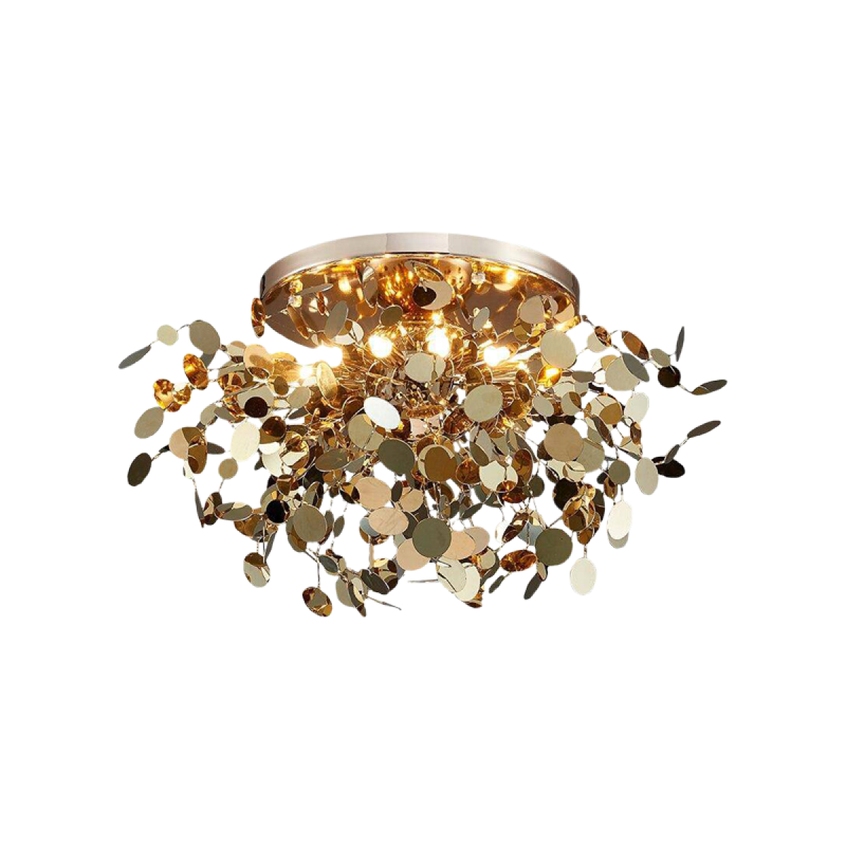 GODLEN LEAVES CHANDELIER