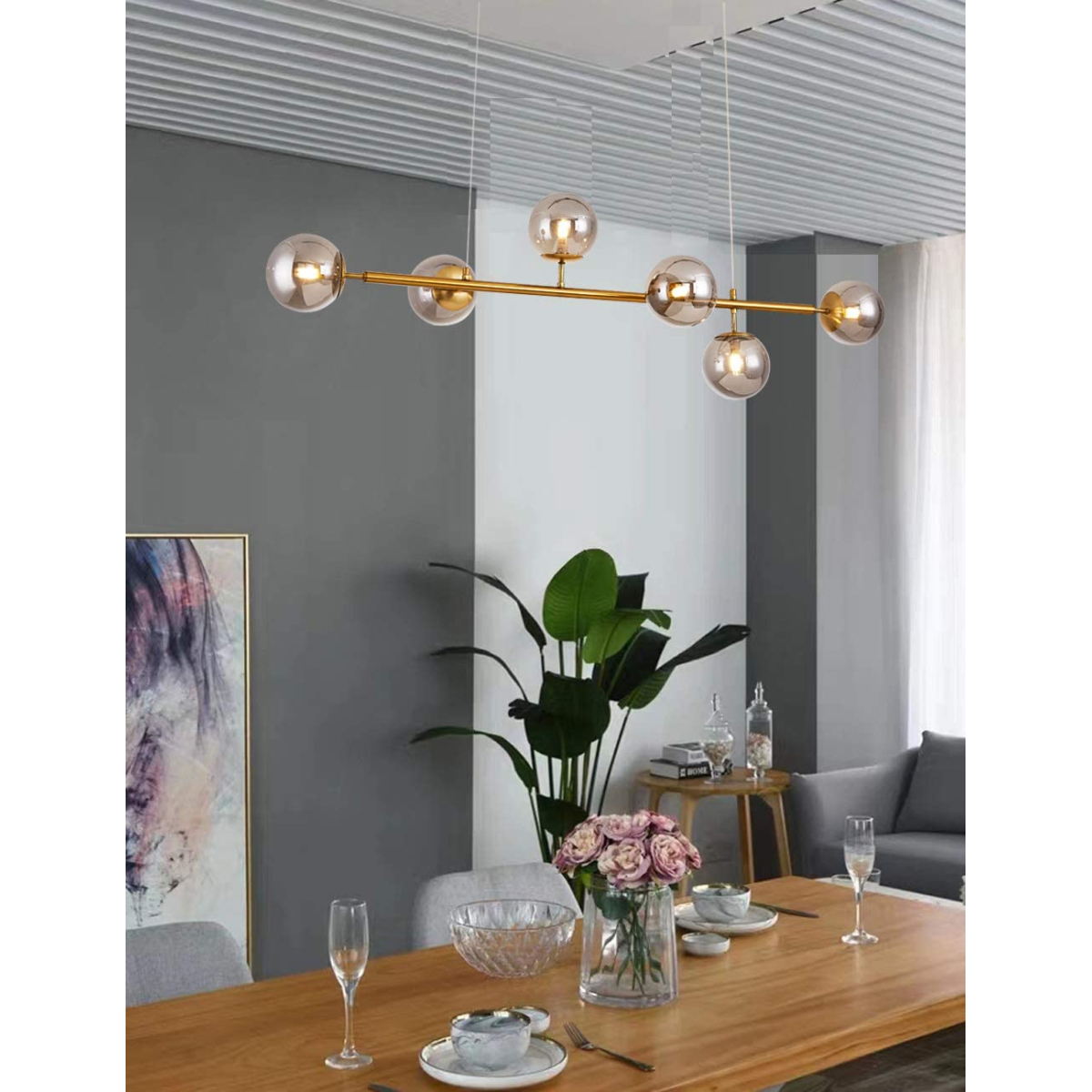 MID-CENTURY HANGING LIGHT