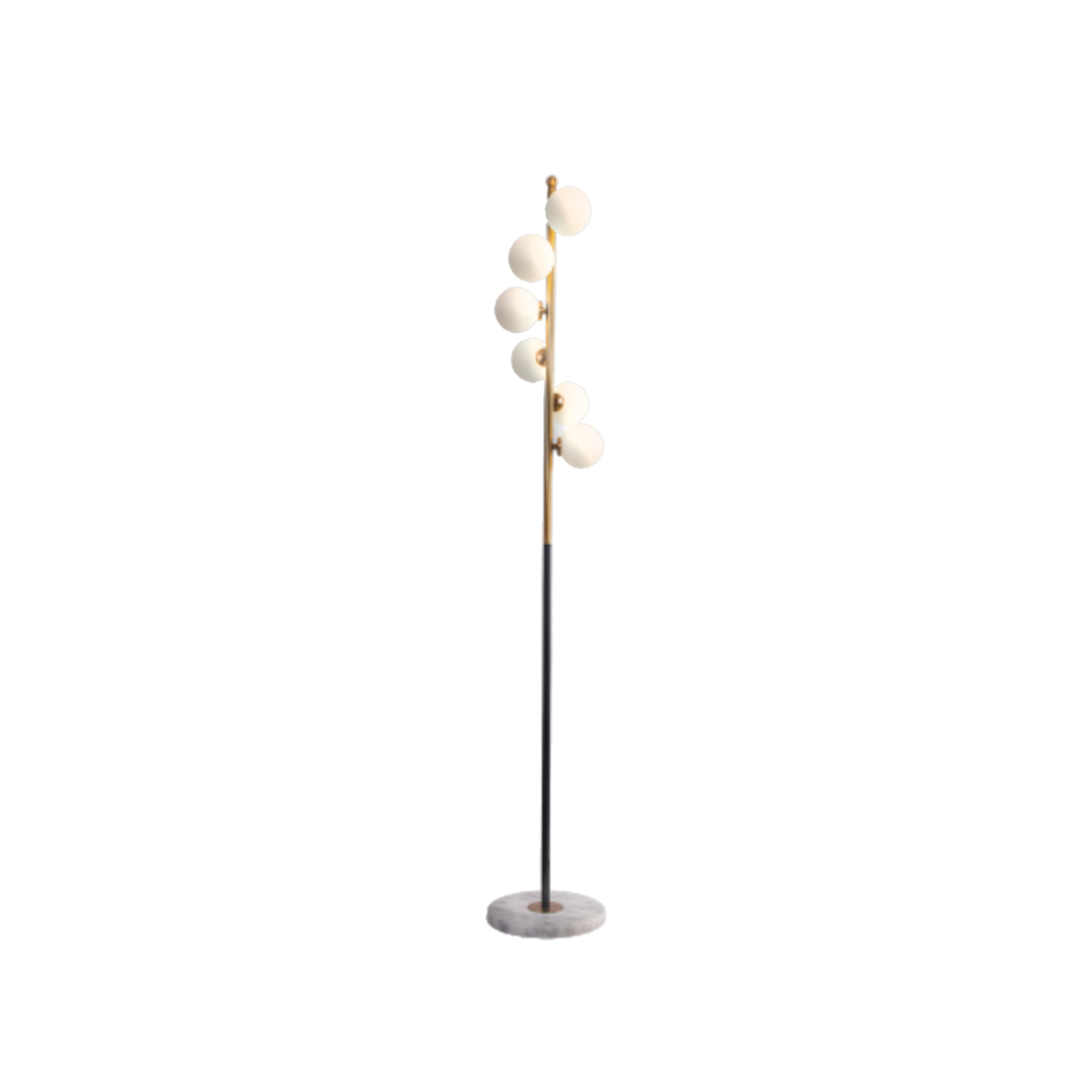 GLOBE SHADE FLOOR LAMP