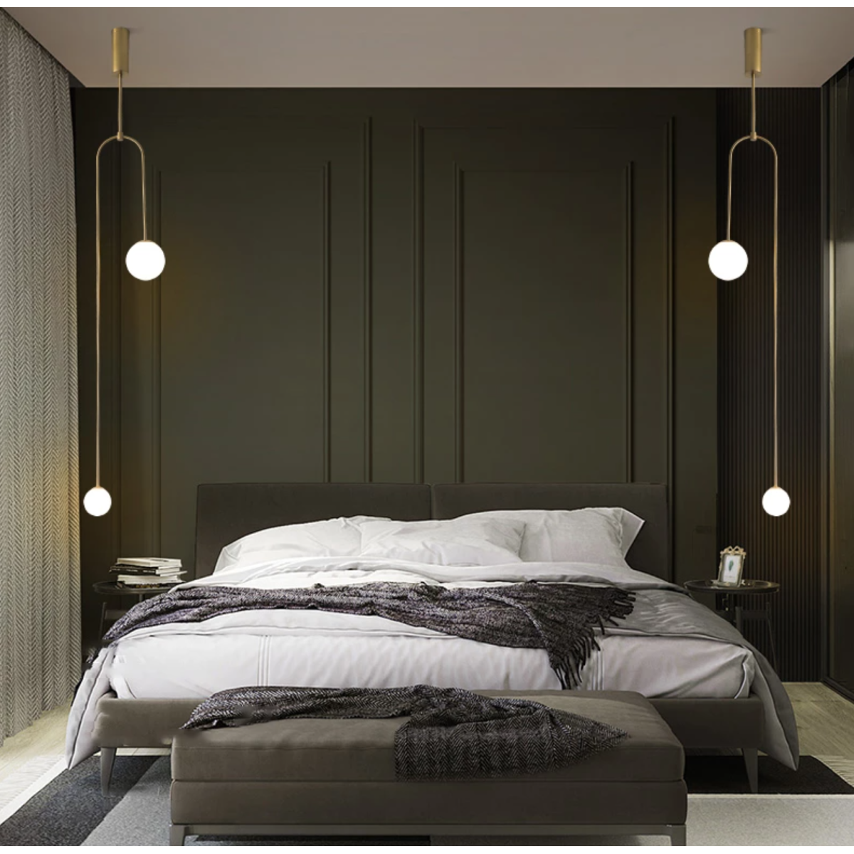 INVERTED U PENDANT LIGHT